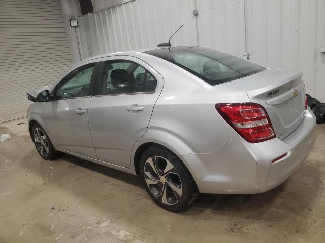 1G1JF5SB8K4121183 - 2019 CHEVROLET SONIC PREMIER SILVER photo 2