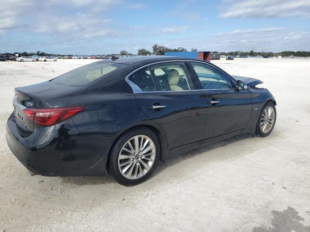 JN1EV7AP6KM518883 - 2019 INFINITI Q50 LUXE BLACK photo 3