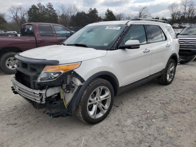 1FM5K8F82DGA02515 - 2013 FORD EXPLORER LIMITED WHITE photo 1