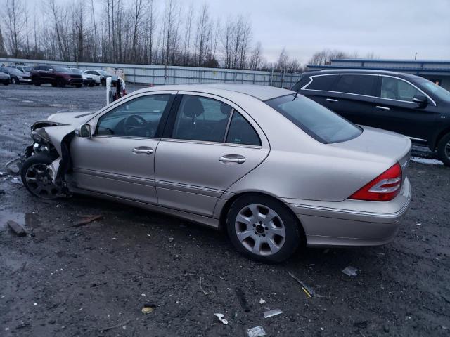 WDBRF61J15A649113 - 2005 MERCEDES-BENZ C 240 GOLD photo 2