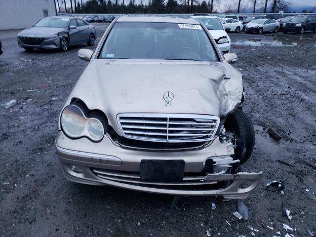 WDBRF61J15A649113 - 2005 MERCEDES-BENZ C 240 GOLD photo 5