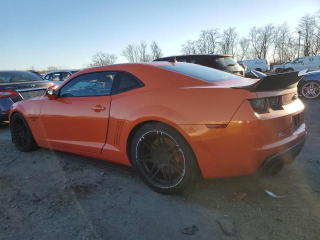 2G1FT1EW0A9147486 - 2010 CHEVROLET CAMARO SS ORANGE photo 2