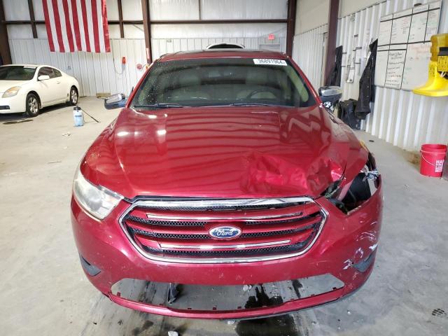 1FAHP2F89DG136136 - 2013 FORD TAURUS LIMITED RED photo 5
