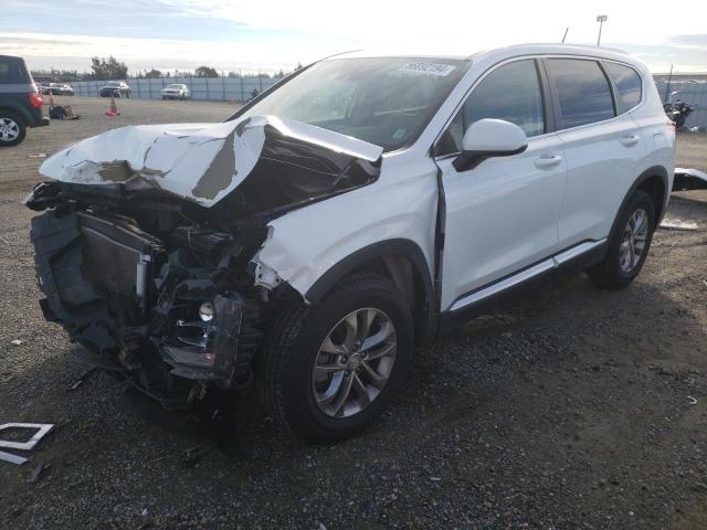 5NMS23AD5KH097737 - 2019 HYUNDAI SANTA FE SE WHITE photo 1