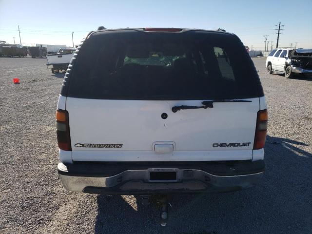 1GNEC16T72J192333 - 2002 CHEVROLET SUBURBAN C1500 WHITE photo 6