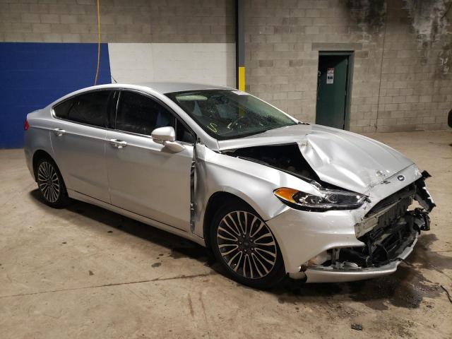 3FA6P0T95HR266390 - 2017 FORD FUSION SE SILVER photo 4