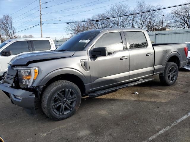 1FTFW1E89NFC33750 - 2022 FORD F150 SUPERCREW GRAY photo 1