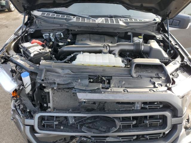 1FTFW1E89NFC33750 - 2022 FORD F150 SUPERCREW GRAY photo 11