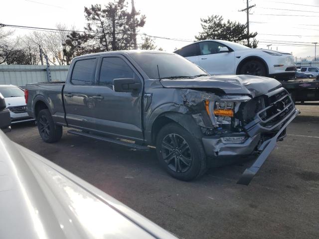 1FTFW1E89NFC33750 - 2022 FORD F150 SUPERCREW GRAY photo 4