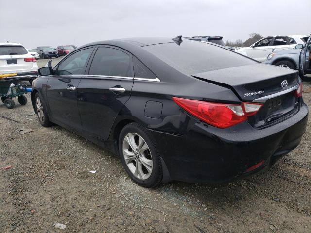 5NPEC4AC1DH657847 - 2013 HYUNDAI SONATA SE BLACK photo 2