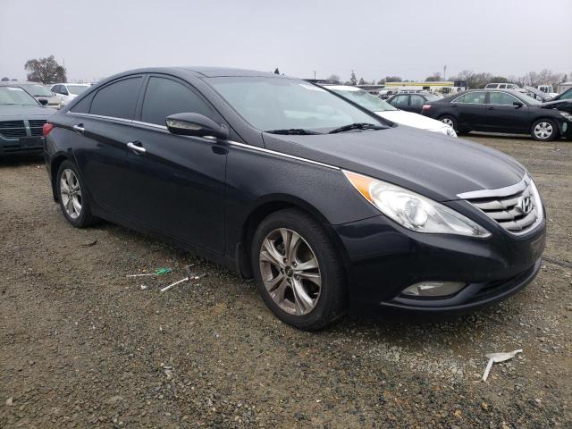 5NPEC4AC1DH657847 - 2013 HYUNDAI SONATA SE BLACK photo 4