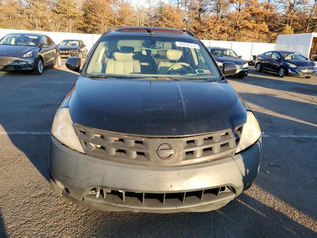 JN8AZ08W15W431748 - 2005 NISSAN MURANO SL BLACK photo 5