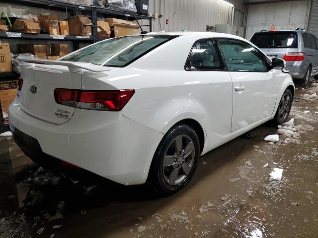 KNAFU6A23C5569012 - 2012 KIA FORTE EX WHITE photo 3