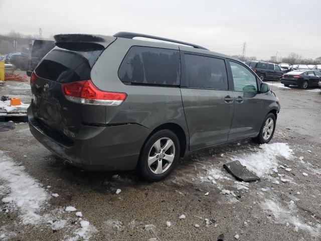 5TDKK3DCXES481209 - 2014 TOYOTA SIENNA LE GREEN photo 3