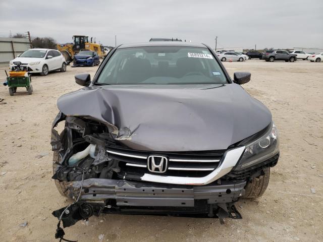 1HGCR2F36EA096042 - 2014 HONDA ACCORD LX GRAY photo 5