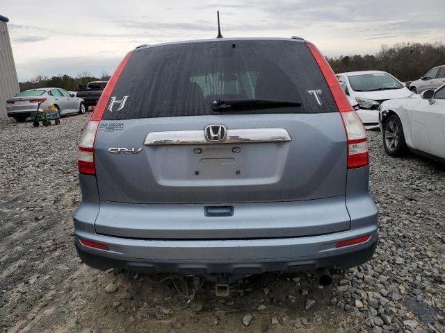 3CZRE3H50AG700988 - 2010 HONDA CR-V EX BLUE photo 6