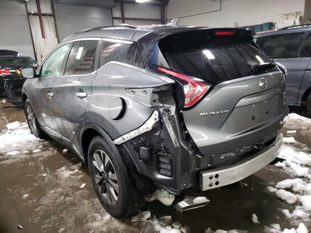 5N1AZ2MG5JN181495 - 2018 NISSAN MURANO S GRAY photo 2