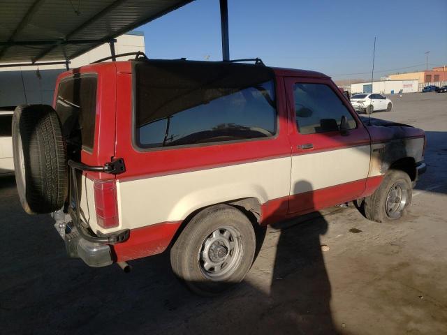 1FMCU14T4KUA97156 - 1989 FORD BRONCO II RED photo 3