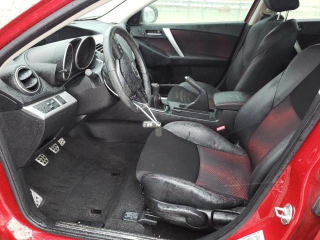JM1BL1L37C1578512 - 2012 MAZDA SPEED 3 MAROON photo 7