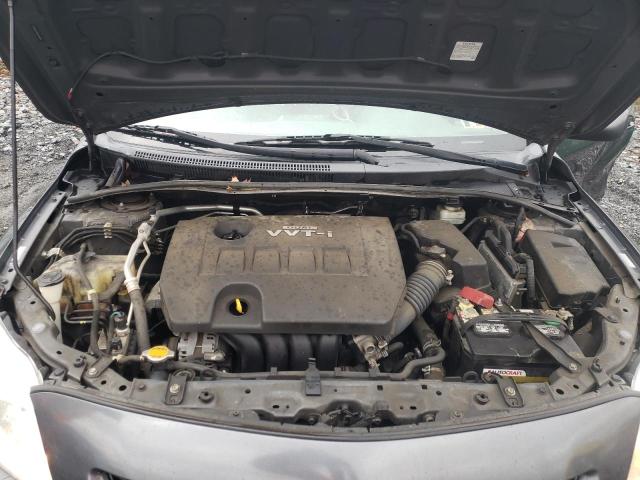 1NXBU4EE8AZ355884 - 2010 TOYOTA COROLLA BASE GRAY photo 11