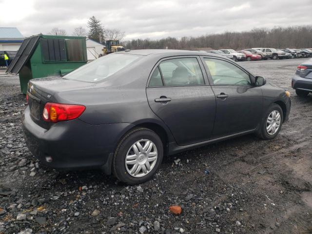 1NXBU4EE8AZ355884 - 2010 TOYOTA COROLLA BASE GRAY photo 3