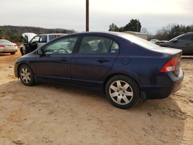 2HGFA16539H524253 - 2009 HONDA CIVIC LX BLUE photo 2