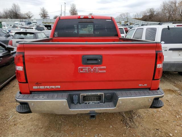 3GTU2MEC1HG405796 - 2017 GMC SIERRA K1500 SLE RED photo 6