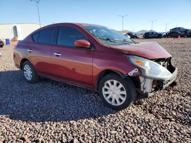 3N1CN7AP5HK450673 - 2017 NISSAN VERSA S RED photo 4