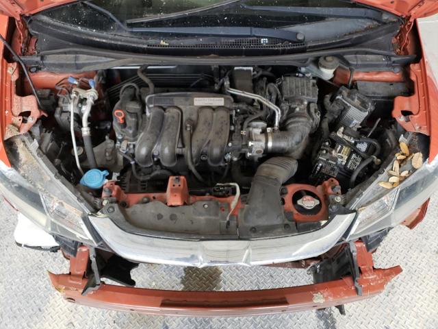 3HGGK5H45JM730922 - 2018 HONDA FIT LX ORANGE photo 11