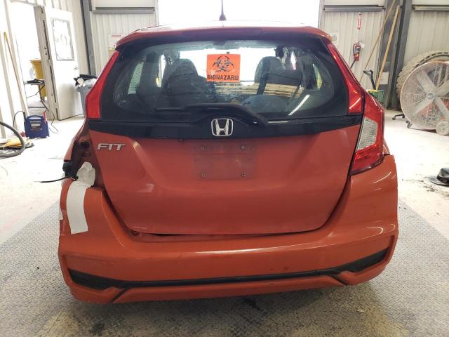 3HGGK5H45JM730922 - 2018 HONDA FIT LX ORANGE photo 6