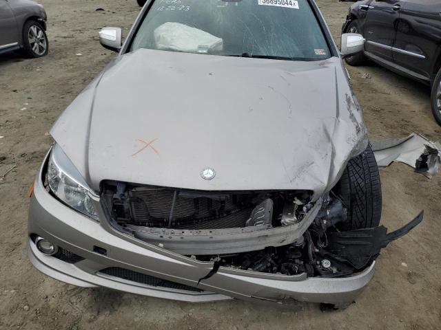 WDDGF54X59R076328 - 2009 MERCEDES-BENZ C 300 SILVER photo 11