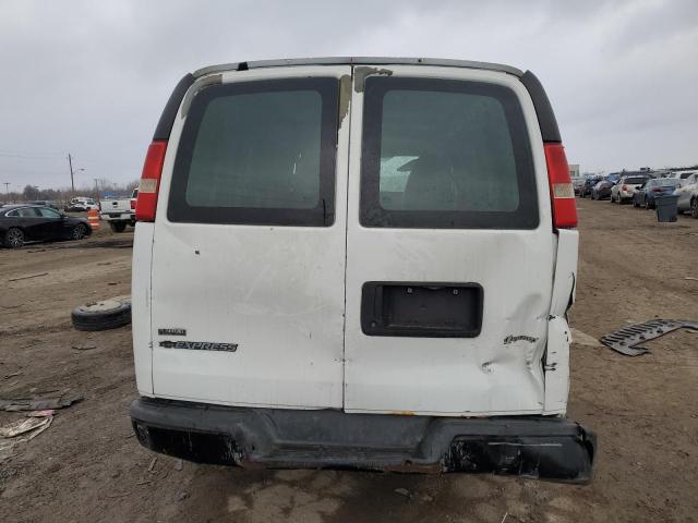 1GCZGFBA9A1102484 - 2010 CHEVROLET EXPRESS G2 WHITE photo 6