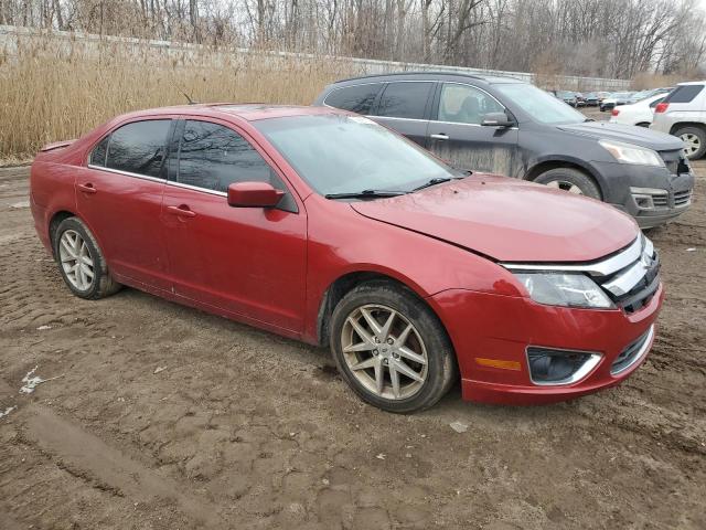 3FAHP0JGXAR103279 - 2010 FORD FUSION SEL RED photo 4