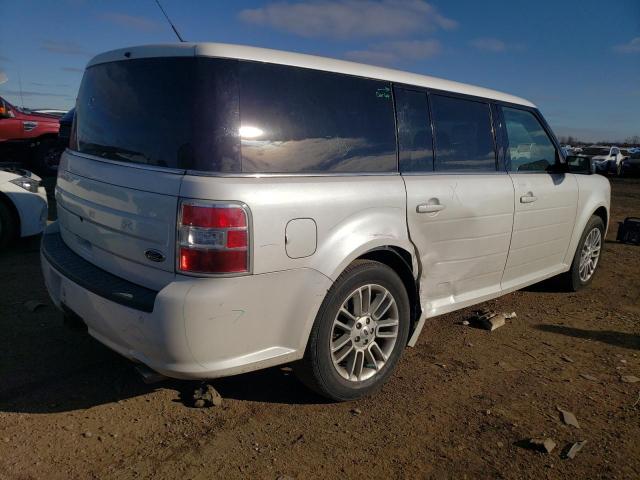 2FMGK5C85EBD41368 - 2014 FORD FLEX SEL WHITE photo 3