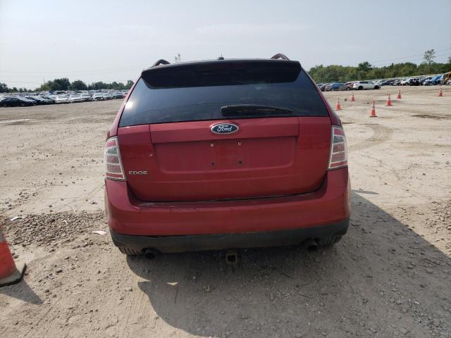 2FMDK36C17BA55429 - 2007 FORD EDGE SE RED photo 6