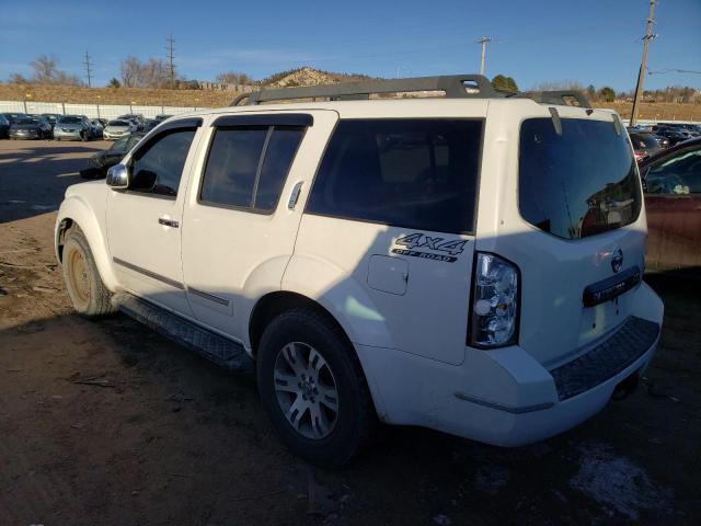 5N1AR18BX8C638655 - 2008 NISSAN PATHFINDER S WHITE photo 2