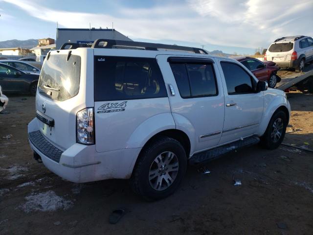 5N1AR18BX8C638655 - 2008 NISSAN PATHFINDER S WHITE photo 3