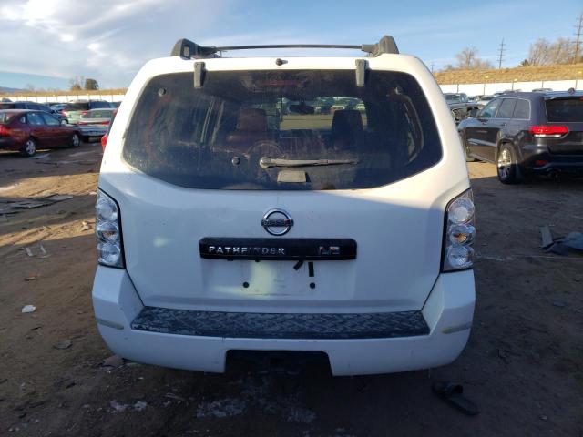 5N1AR18BX8C638655 - 2008 NISSAN PATHFINDER S WHITE photo 6