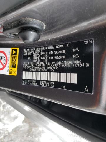 5TDJKRFH1FS115826 - 2015 TOYOTA HIGHLANDER XLE 石墨色 照片 13