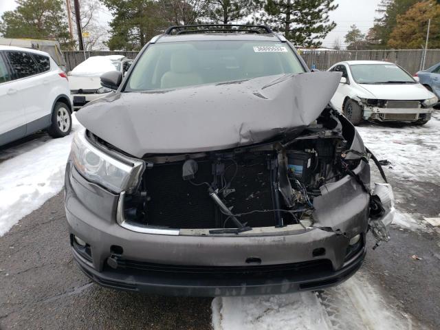 5TDJKRFH1FS115826 - 2015 TOYOTA HIGHLANDER XLE 石墨色 照片 5