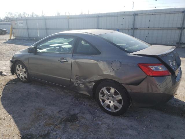 2HGFG1B62AH505985 - 2010 HONDA CIVIC LX GRAY photo 2