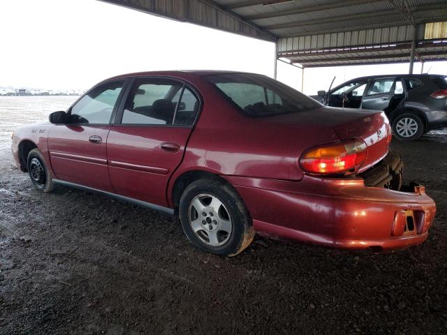 1G1ND52F95M201879 - 2005 CHEVROLET CLASSIC MAROON photo 2