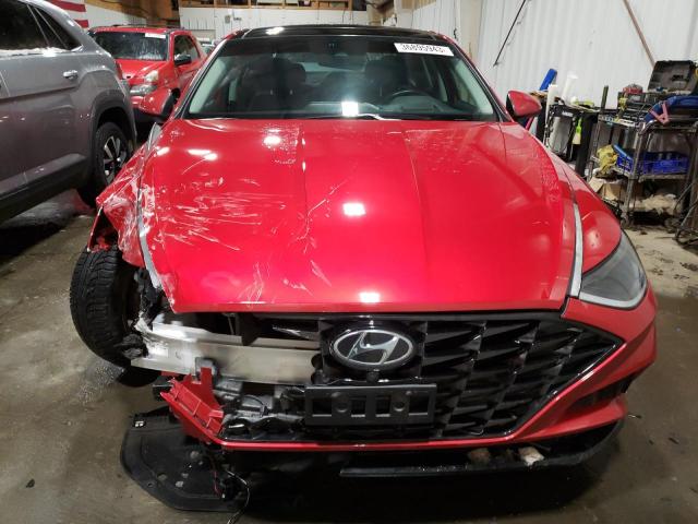 5NPEH4J24LH017364 - 2020 HYUNDAI SONATA LIMITED RED photo 5