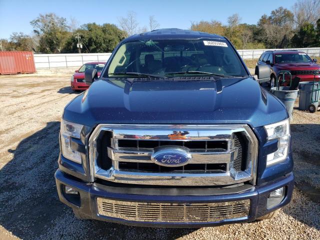 1FTEW1EF4FKD01178 - 2015 FORD F150 SUPERCREW BLUE photo 5
