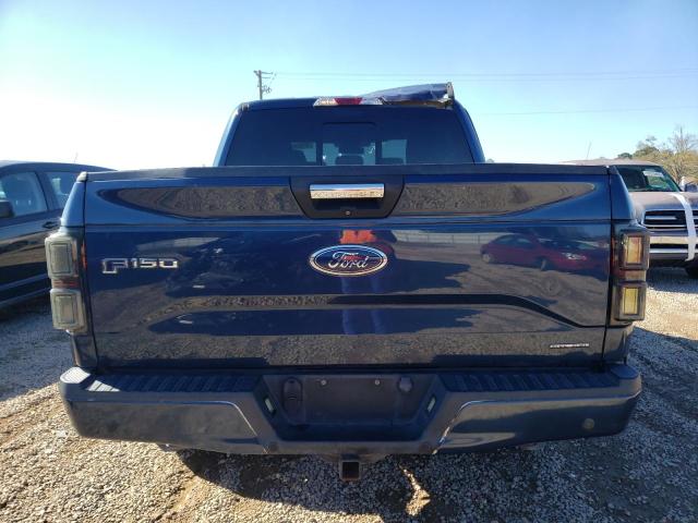 1FTEW1EF4FKD01178 - 2015 FORD F150 SUPERCREW BLUE photo 6