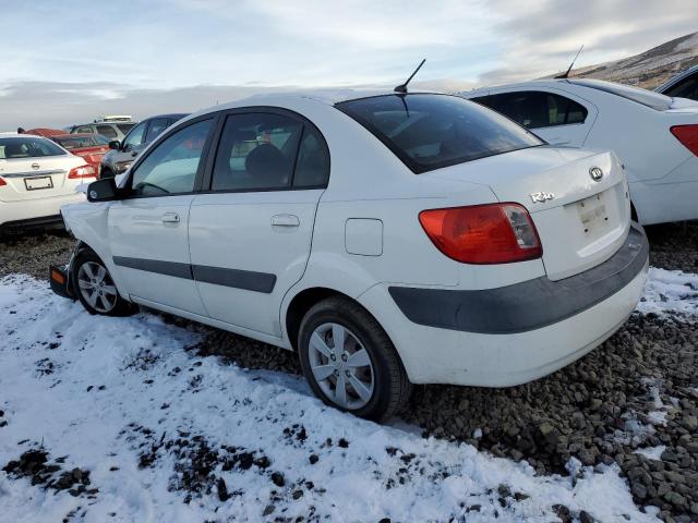 KNADE123X86403831 - 2008 KIA RIO BASE WHITE photo 2