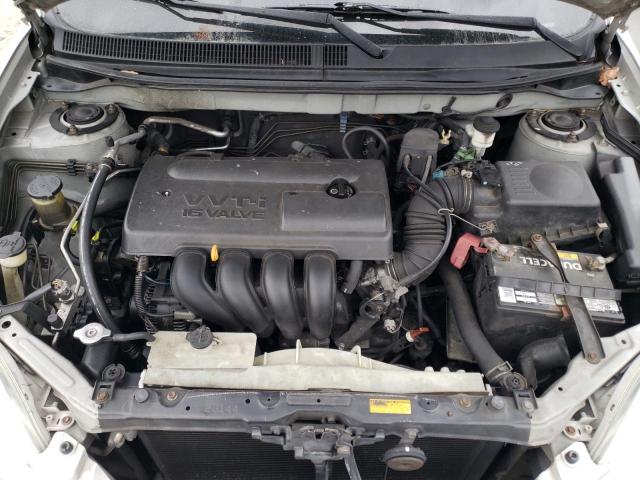 2T1KR32E54C165871 - 2004 TOYOTA COROLLA MA XR SILVER photo 11