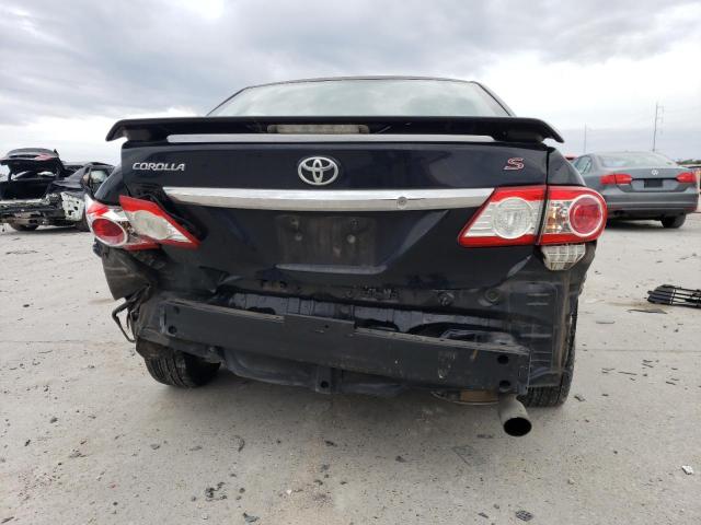 2T1BU4EE9BC698769 - 2011 TOYOTA COROLLA BASE Noir photo 6