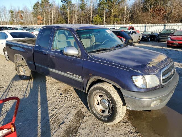 5TBRT34111S181927 - 2001 TOYOTA TUNDRA ACCESS CAB BLUE photo 4