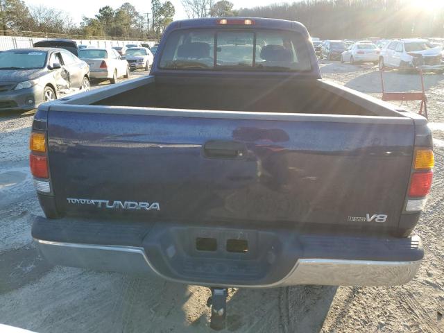 5TBRT34111S181927 - 2001 TOYOTA TUNDRA ACCESS CAB ლურჯი ფოტო 6